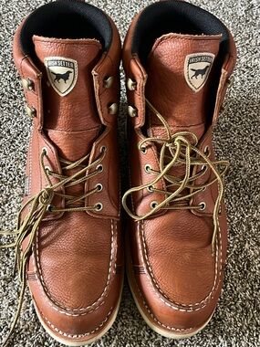 Irish Setter Wingstopper Waterproof Leather Steel Toe Work Boots-11